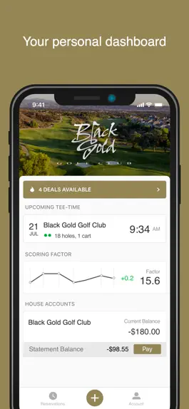 Game screenshot Black Gold Golf Club mod apk