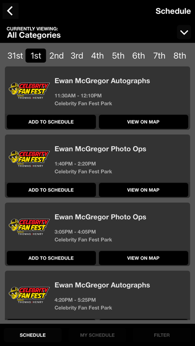 Celebrity Fan Fest 2021 Screenshot