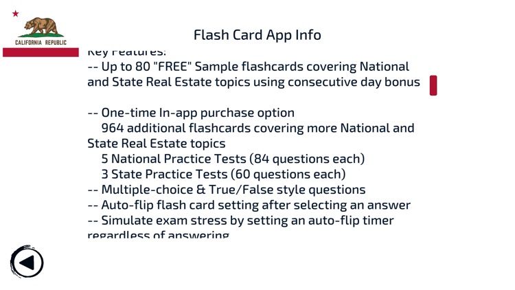 CA Real Estate Exam Flashcards screenshot-3