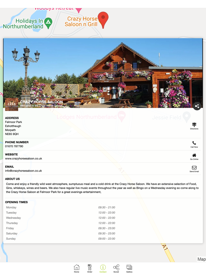 Crazy Horse Saloon App
