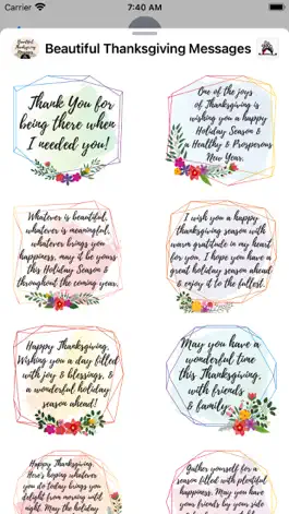 Game screenshot Thanksgiving Messages hack