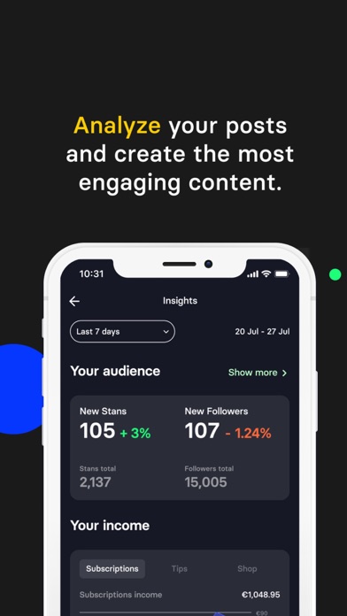 StanBase for Artists Screenshot