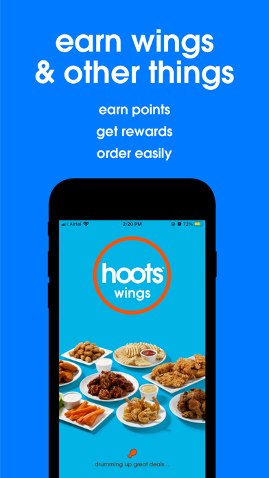 Hoots Wings Rewards & Ordering Screenshot