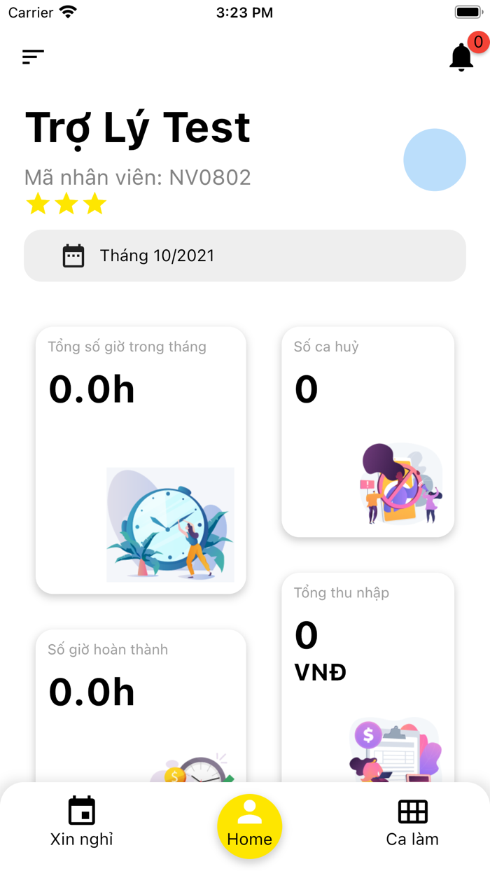 NewMy-Mori App Nhân viên