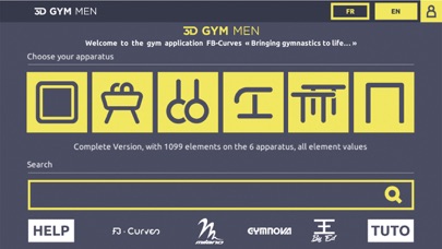 3D Gym Men - FB Curves Screenshot
