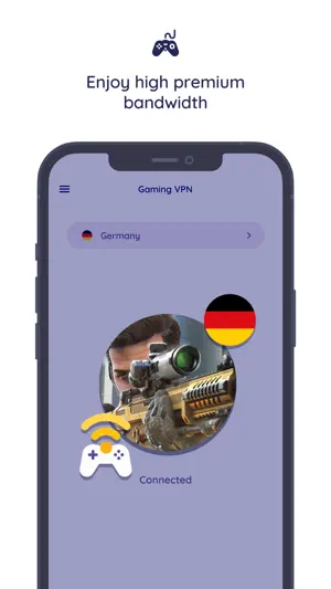Gaming VPN : Ping & Bandwidth screenshot 3
