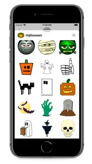 halloween silly fun stickers iphone screenshot 4