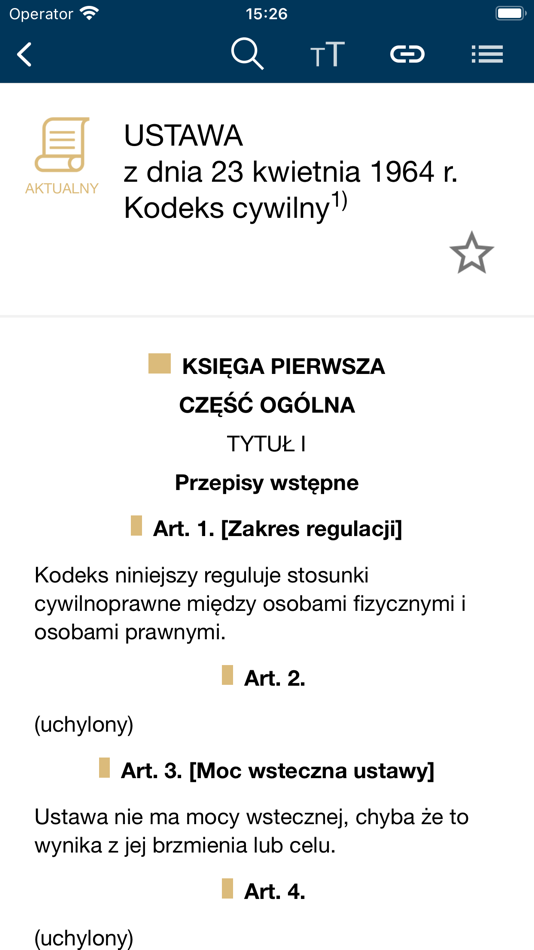 #4. AKTY PRAWNE (iOS) 由: INFOR PL S.A