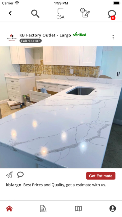 Countertop Stores Association Screenshot