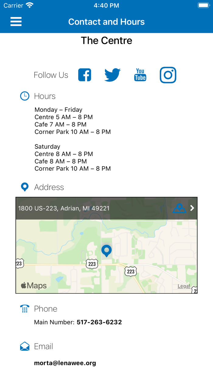 The Centre - Adrian MI