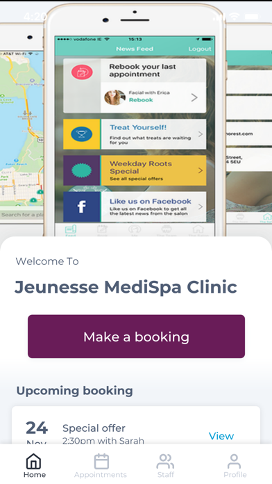 Jeunesse MediSpa Clinic Screenshot