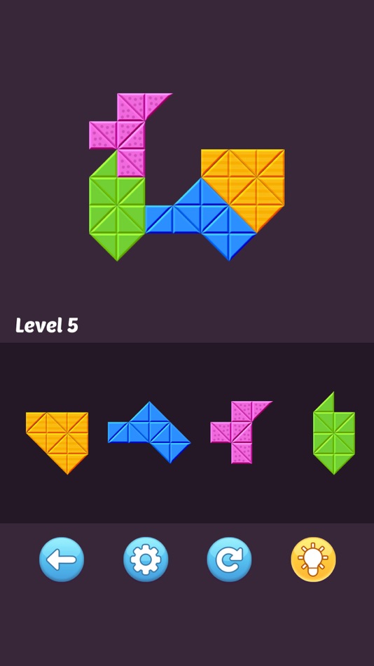 #5. Tangram! Block Triangle (iOS) 由: Trang Do Quynh
