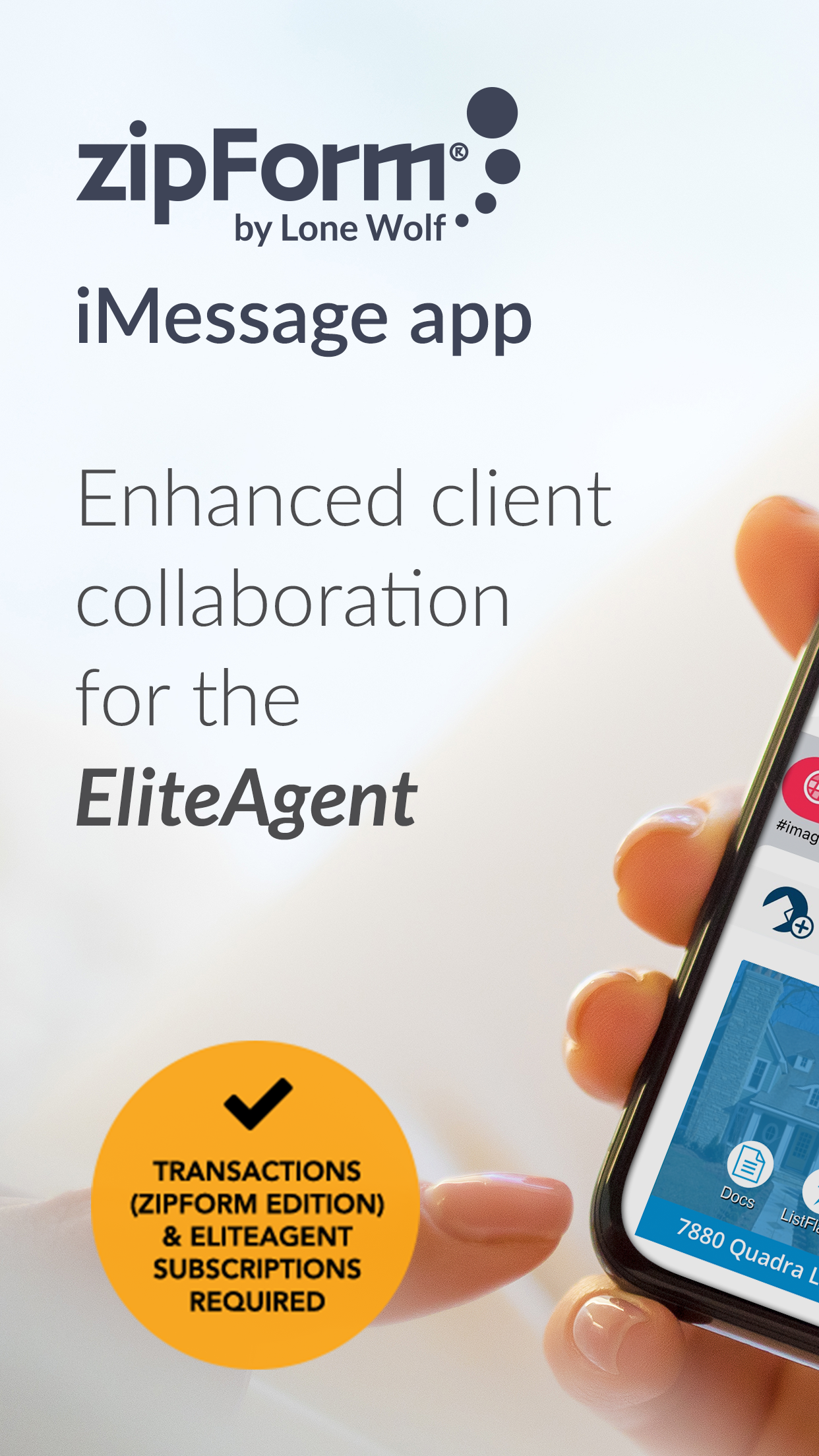 zipForm Elite Messaging App