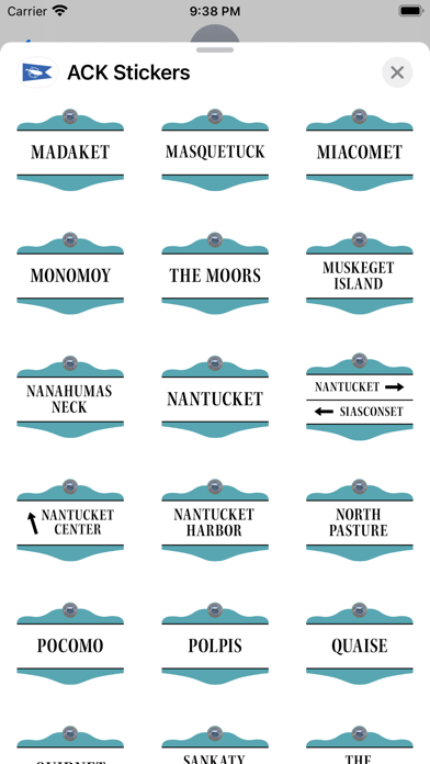 Nantucket Stickers Screenshot