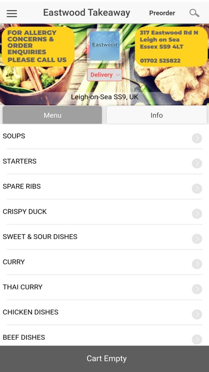 Eastwood Takeaway, Essex