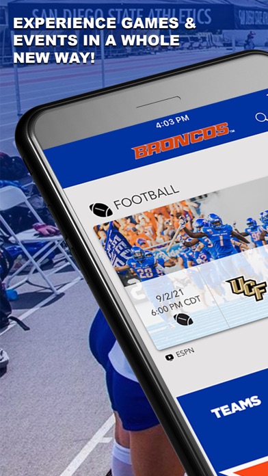 Boise State Broncos Athletics Screenshot