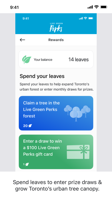 Live Green Perks Screenshot