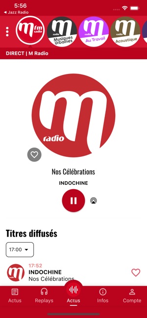 M Radio dans l'App Store