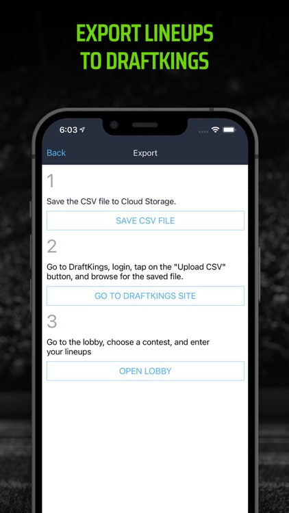 LineupHQ for DraftKings screenshot-6