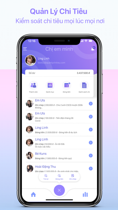 App Qu?n Ly Chi Tiêu Screenshot