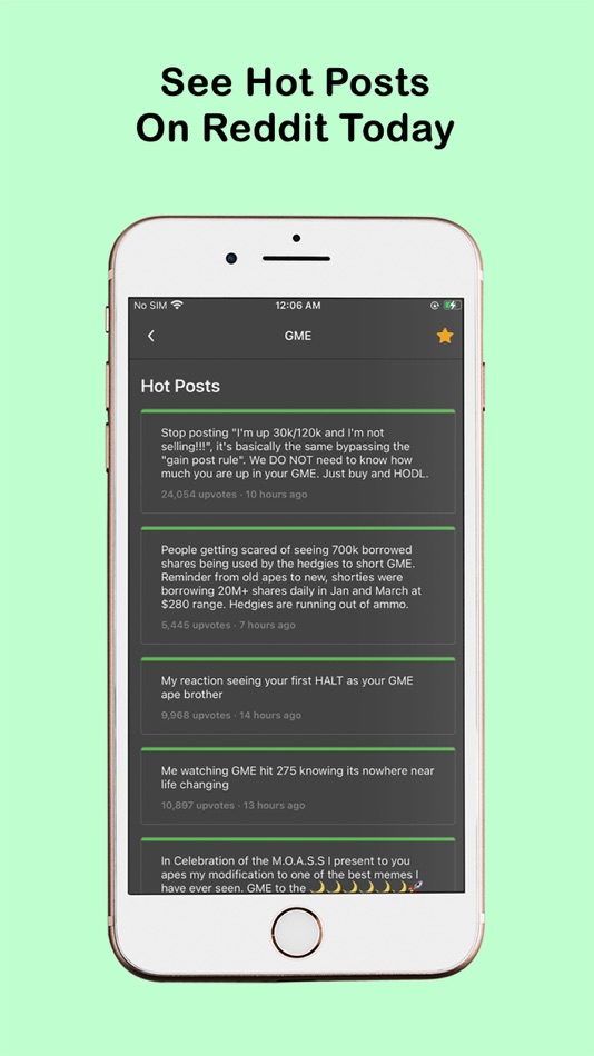 #5. Trendy - Reddit Popular Stocks (iOS) Με: An Do