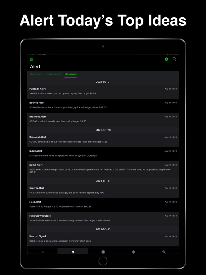 Stock Signals-Screener and Alert