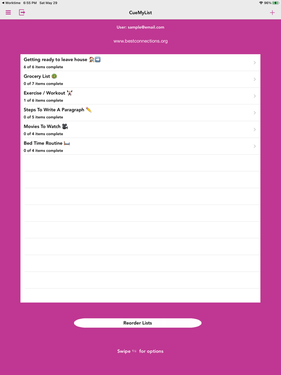 Screenshot #4 pour CueMyList