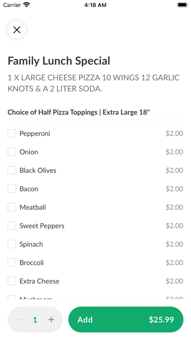Sophia's Italian Restaurant Screenshot