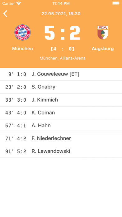 JustScores Screenshot