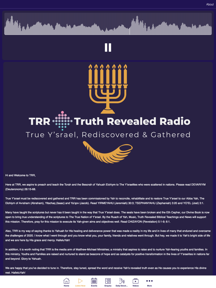 TRR-Truth Revealed Radio