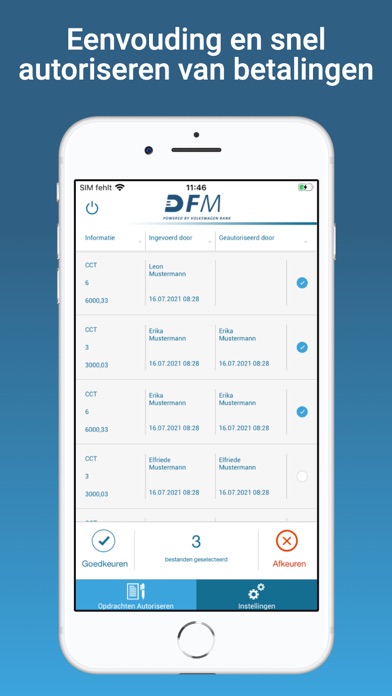 DFM e-Sign Screenshot