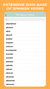 Spanish Verbs Quiz screenshot