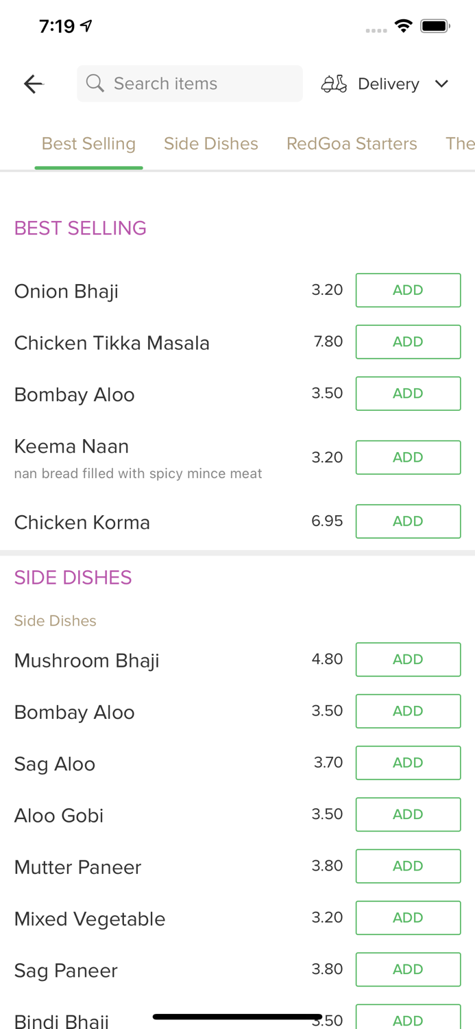 Red Goa Indian Takeaway