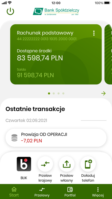 BS Jordanów MobileNet Screenshot