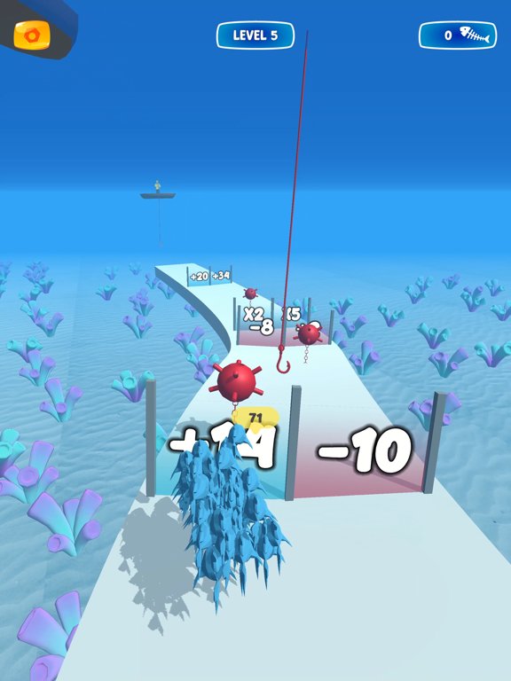 Screenshot #4 pour Crowd Fish 3D