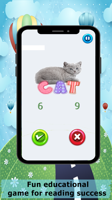 Beginning Sight Word List Test Screenshot