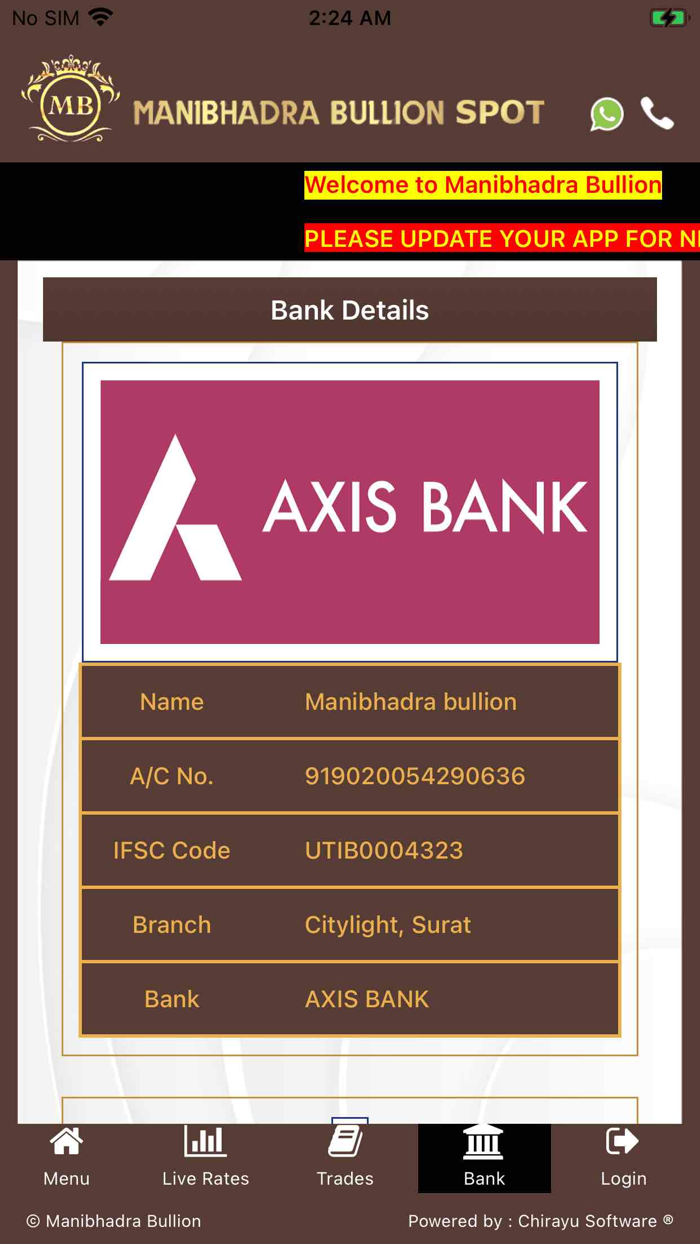 Manibhadra Bullion Spot