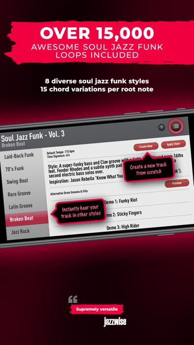 SessionBand Soul Jazz Funk 3 Screenshot