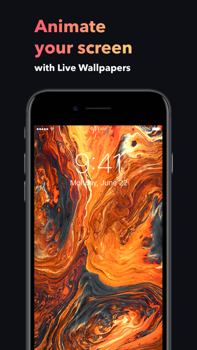 Screenshot #1 pour Live Wallpaper: 4k & Animated