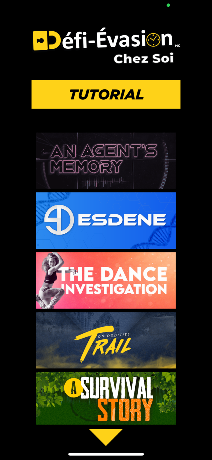 Défi-Évasion Chez Soi - AR