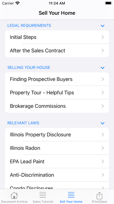 Real Estate Sales Screenshot