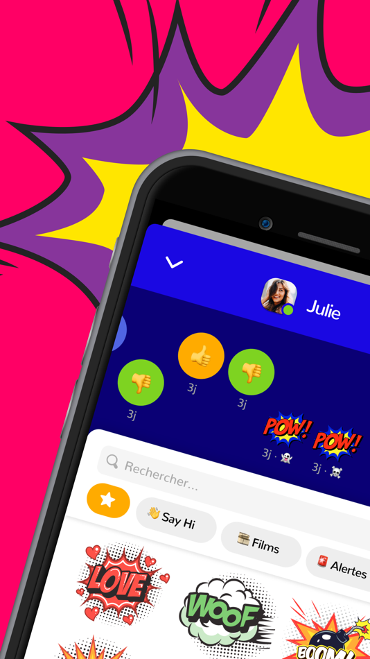 #1. WiiZ ▲ Notification Messenger (iOS) Podle: Agence Cinquante5