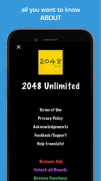 2048 Unlimited Play Screenshot