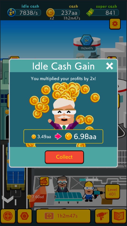 #7. Idle Arms Factory (iOS) Podle: GeePlus, Inc.