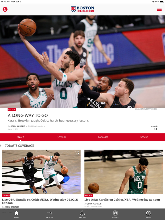 Boston Sports Journal