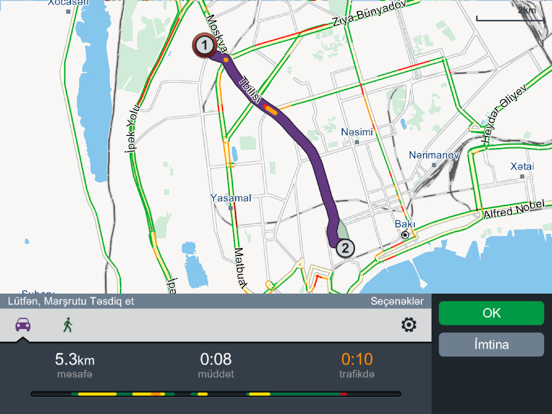 Yollar iPad screenshot 1 - Navigation app