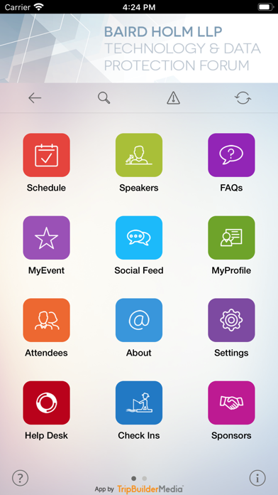 Baird Holm Events Screenshot