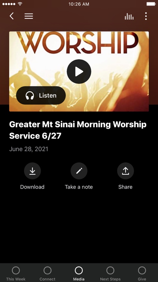 #3. Greater Mt. Sinai COGIC (iOS) Podle: GREATER MOUNT SINAI CHURCH OF GOD IN CHRIST, INC.