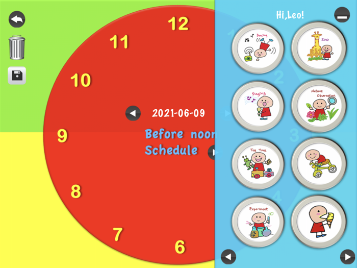 Kids schedule and Kids todo list