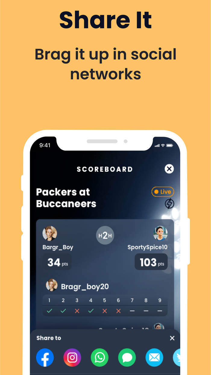 BRAGR Pick Sports with Friends